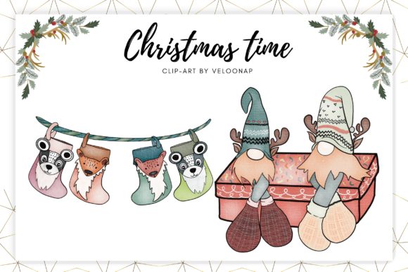 Christmas GnomeandStockings Watercolor: A Seller's Review