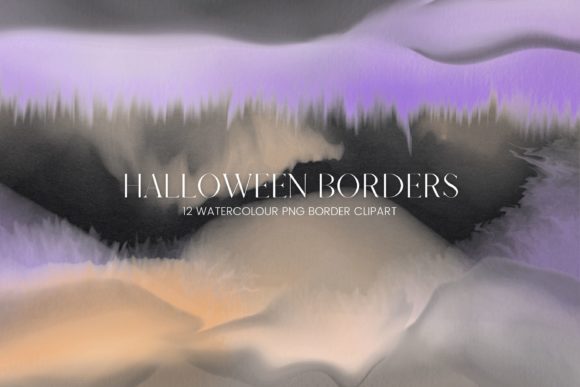 Halloween Watercolour Borders: Top Illustrations