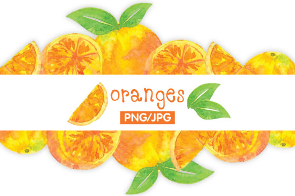 Oranges Watercolor 01: Fresh Illustrations for Blogs