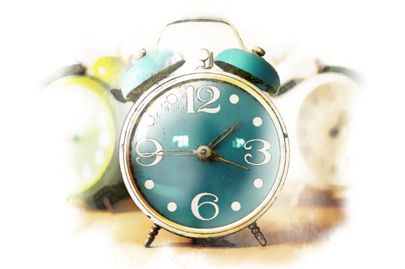 Review: Alarm Clock Watch Digital Watercolor Art
