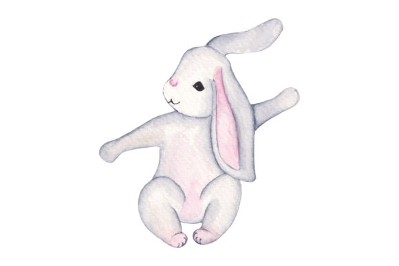 Watercolor Little Bunny: Top Illustrations for Shops