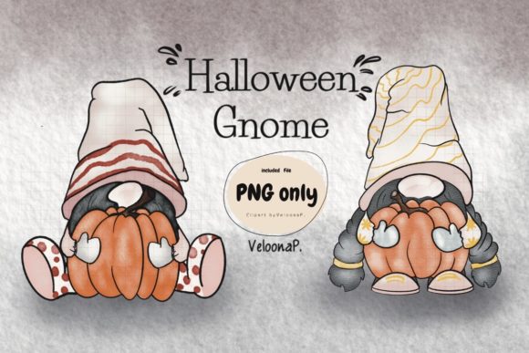 Watercolour Halloween Gnome Unique Illustrations Review